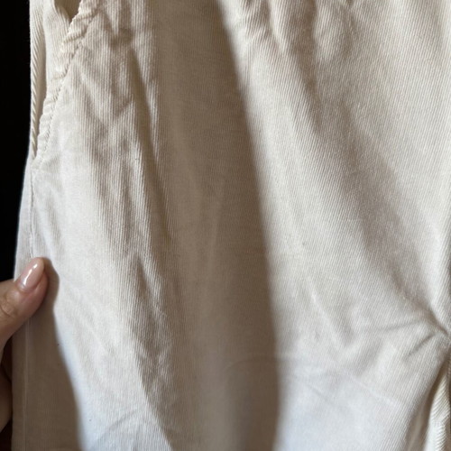 Cargo corduroy pants Zara white new, size S