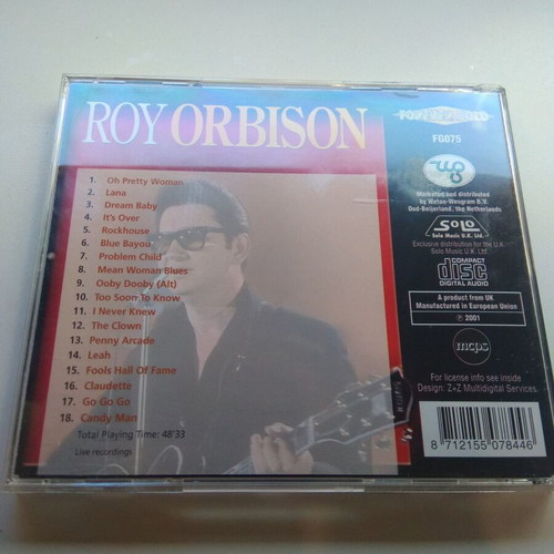Roy Orbison CD like new