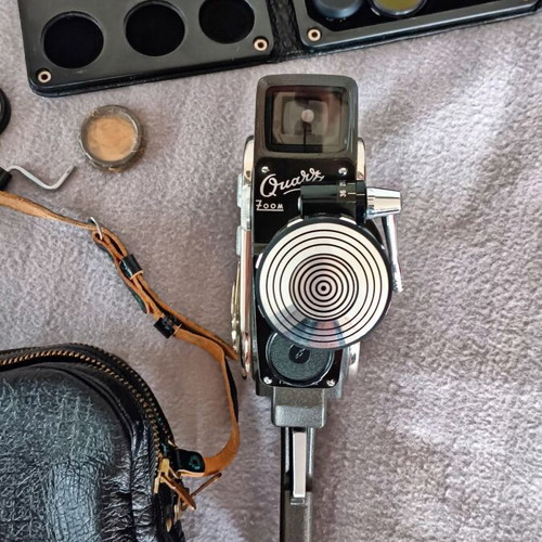 Quarz-2M vintage Russian 8mm film camera new with accessories