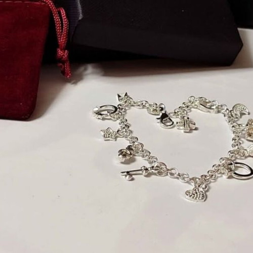Women's bracelet stainless steel 316 with zircon new