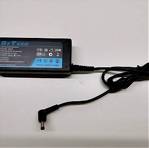 Τροφοδοτικό Laptop - AC Adapter Φορτιστής Detech για Toshiba, Αsus ,Gateway ,Lenovo 65w 19v/ 3.42a