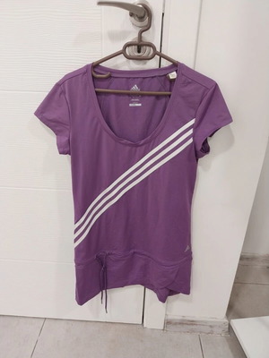 Adidas women's activewear top purple like new, size M 38