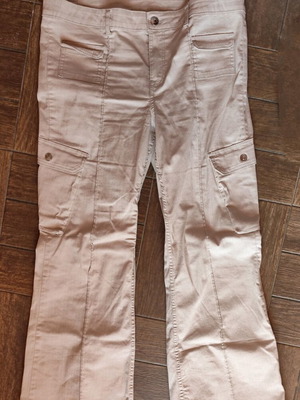 Cargo low-rise pants H&M like new, beige, size XL