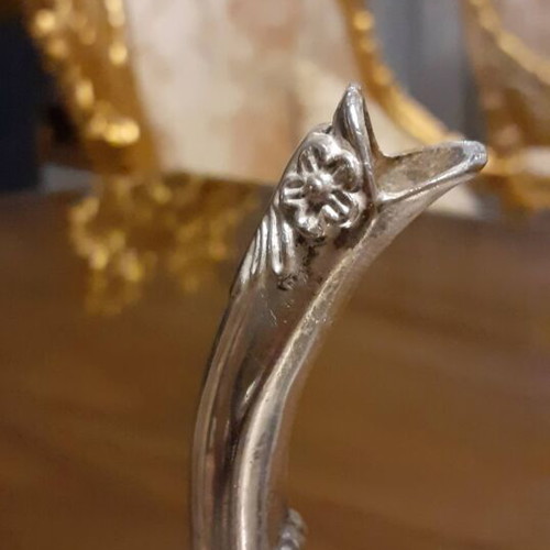 Silver-plated tableware like new with unique designs
