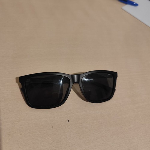 Invu men's sunglasses used, black with visible scratch on lens