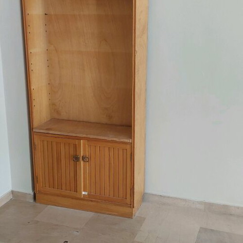 Bookcases used, set of 2 without shelves, with cabinet