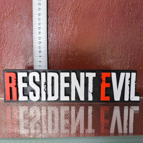 3D Resident Evil decorative sign