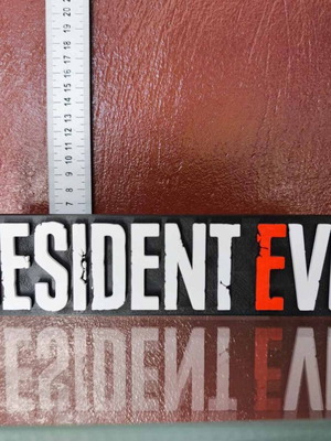 3D Resident Evil decorative sign