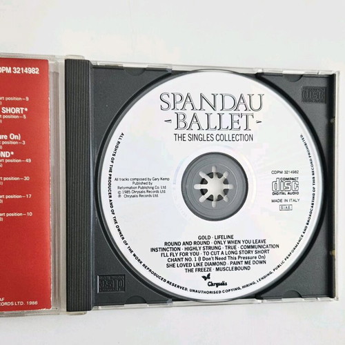 Spandau Ballet The Singles Collection CD like new
