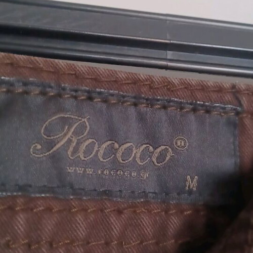 Rococo low-rise pants used, brown size medium