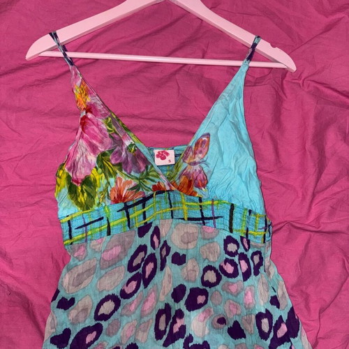 Summer maxi dress like new, multicolor, size S