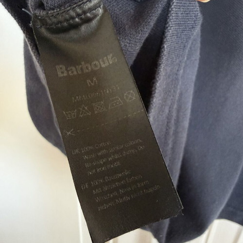 Barbour Polo T-shirt used, size M, blue