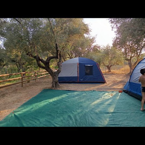 PANDA PORTAL camping tent for 8 people, double room 4+4