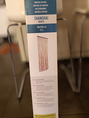 Catral Shanghai Wooden Door Curtain Marfil, new