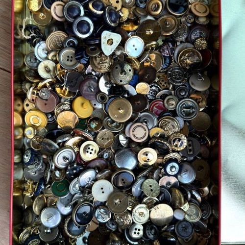 Vintage and vintage-style button collection
