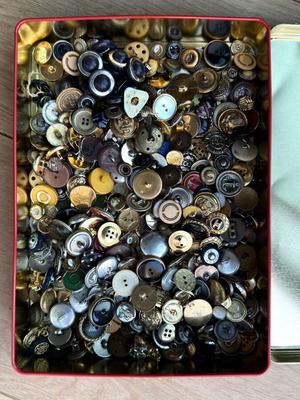 Vintage and vintage-style button collection
