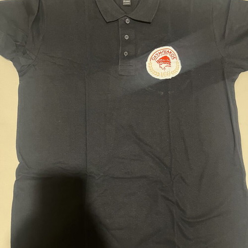 Olympiacos Anniversary Polo Shirt size L, new, authentic