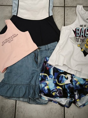 Girls' clothing set like new, pack of three