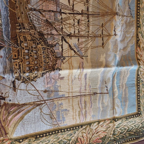 Vintage wall tapestry 90 x 90 cm new