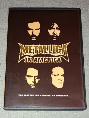 Metallica In America DVD καινούργιο, live concerts Seattle & Irvine