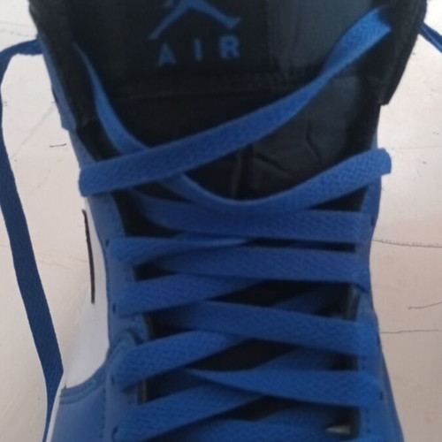 Nike Air Jordan 1 Mid Black Royal Metallic like new size 43
