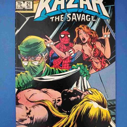 Kazar The Savage 21 comic book used, English
