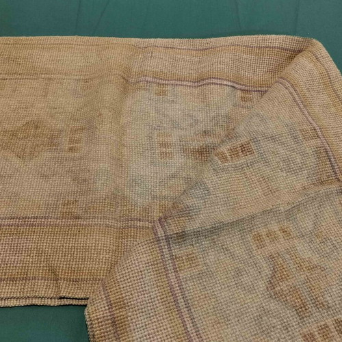 Woven runner used, 1930 era