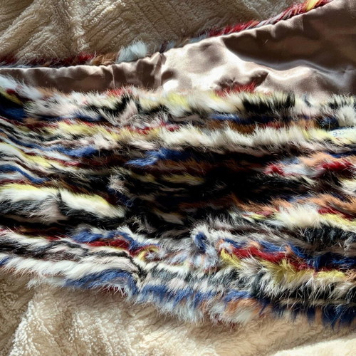 Armani Jeans set scarf and muff multicolored new