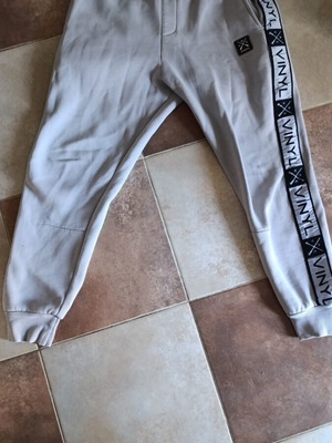 Long pants Vinyl Art Clothing like new, black and gray