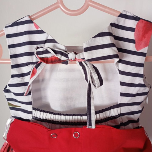 Miss Ebito floral striped dress 1Y like new