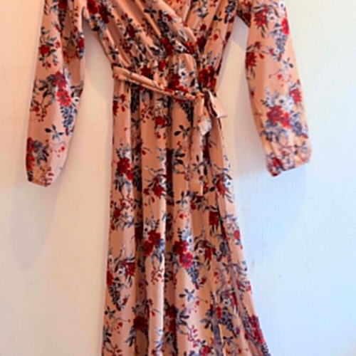 Summer maxi dress floral made in Italy one size like new