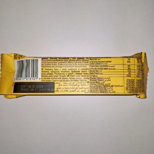Go On Protein bars set of 24 50gr each, vanilla chocolate flavor