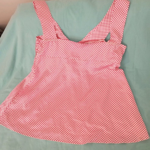 Anonima satin tank top used, size Large