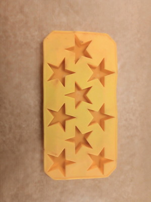 Silicone mold for stars 4.5 cm used, 9 stars