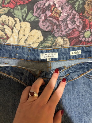 Τζιν Mini Φούστα Lynne Didy σαν καινούργιο, μέγεθος 38, μπλε