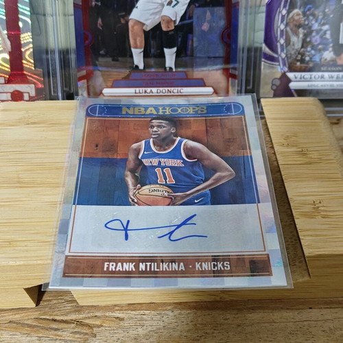 Frank Ntilikina NBA Hoops Auto card like new