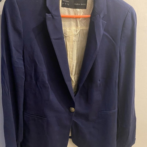 Navy Zara jacket size M like new
