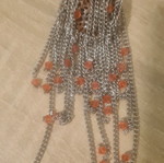 Καρφίτσα Elena Syraka με Swarovski like new, ροζ και ασημί