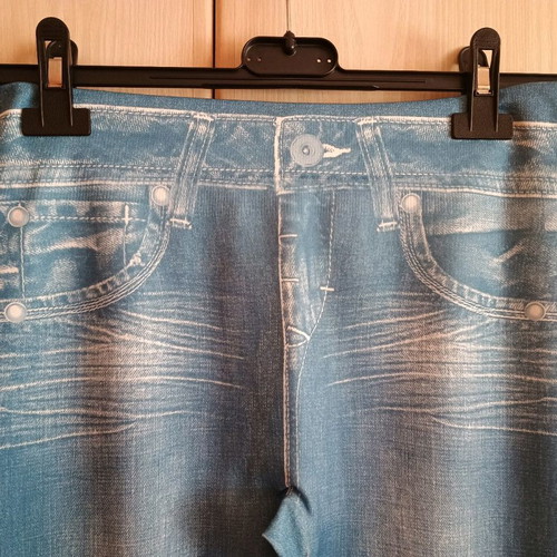 Jean leggings new, blue, size S/M