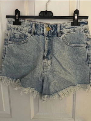 Pink Woman denim shorts like new, blue, size S