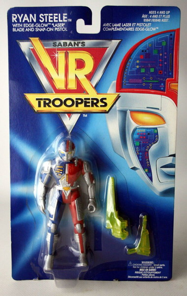 VINTAGE 1994 VR TROOPERS RYAN STEELE ΦΙΓΟΥΡΑ EDGE-GLOW LASER KENNER ΣΦΡΑΓΙΣΜΕΝΗ !