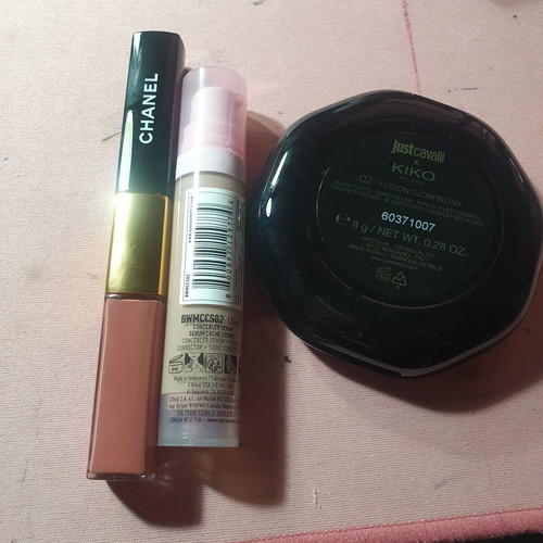 Chanel lipstick Kiko Milano blush Nyx concealer new set