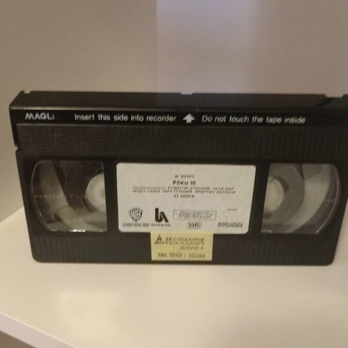 Rocky III VHS tape, drama with subtitles