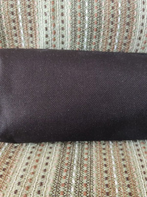 No Fear pencil case, black with checkered design