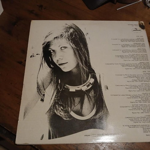 Vinyl records collection, rock genre, various artists