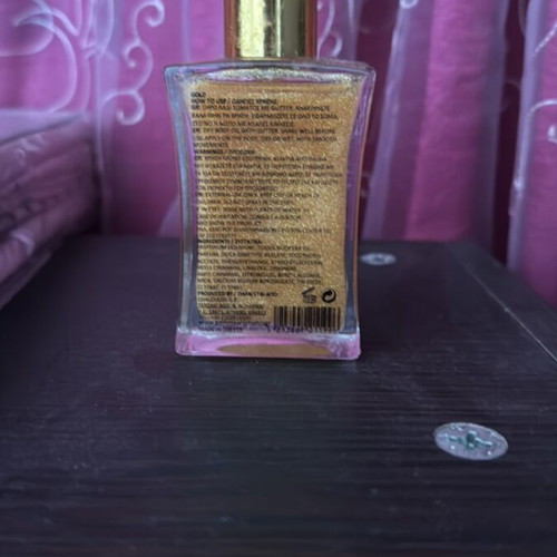 Glitter body oil with coconut and vitamin E, 50ml