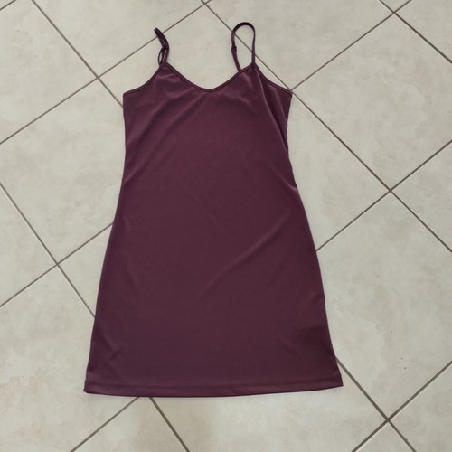 Motivi dress S plum purple elegant layered dress like new