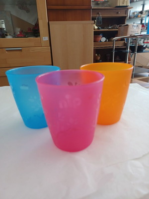 Nip children's cups set of 3 like new, BPA-free, Germany