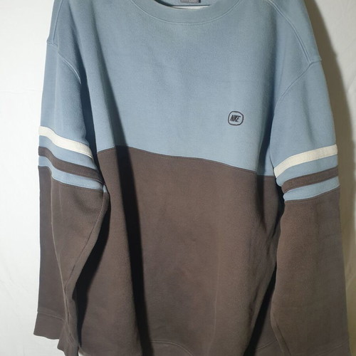 Nike sweatshirt 2XL used, vintage, blue and brown