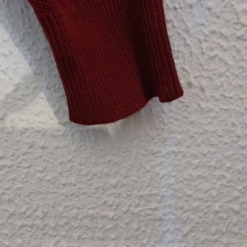 Lacoste knitwear used, burgundy No 5, Made in France